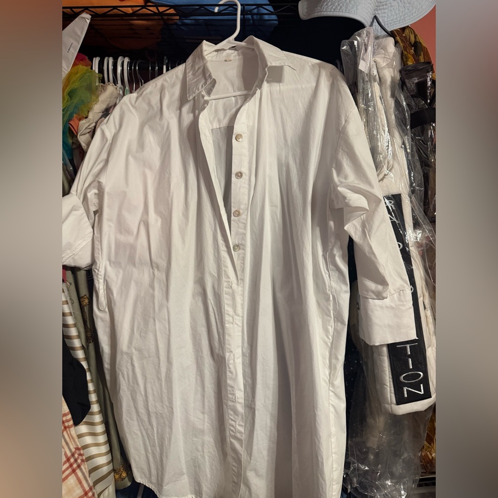White Button-Up Shirt
